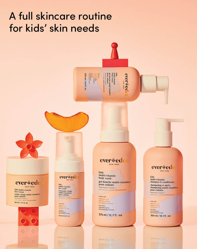 Kids Complete Routine Mini Set | Evereden | Clean Skincare